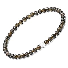 Gold Obsidian（Flat Cutting）,4MM