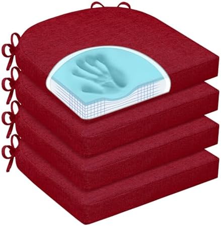 Amazon.com: HOMELYSIAN Chair Cushions for Dining Chairs, Non Slip Chair ...