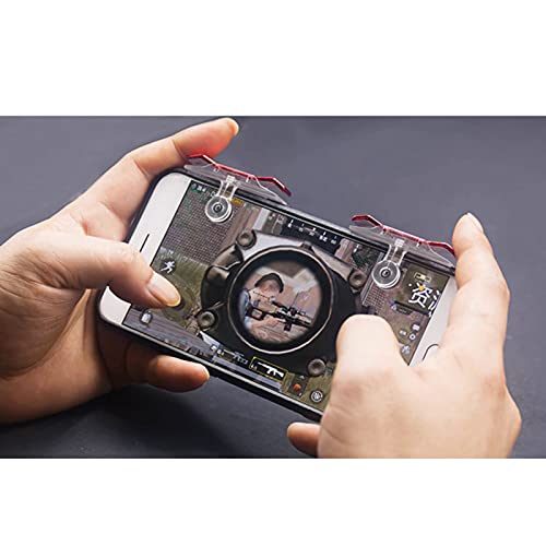 CactusAngui - E9 1 par de telefone móvel L1 R1 botão de fogo objetivo de gatilho de jogos compatível
