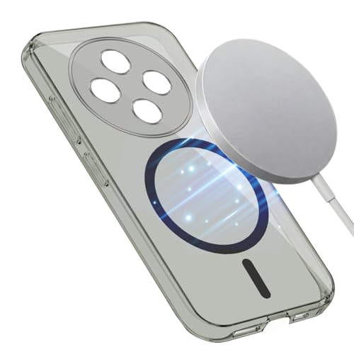 Image of Jkobi Lifetime Anti-Yellow MagSafe Compatible Clear Back Cover Case for Vivo iQOO Z10 (Sleek Hard Crystal | Shockproof and Camera Protection)