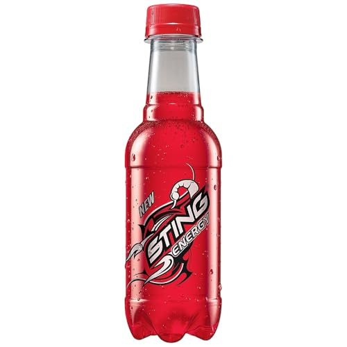 Image of Sting Energy Drink Bottle, 250 ml, Strawberry (Pack of 4)