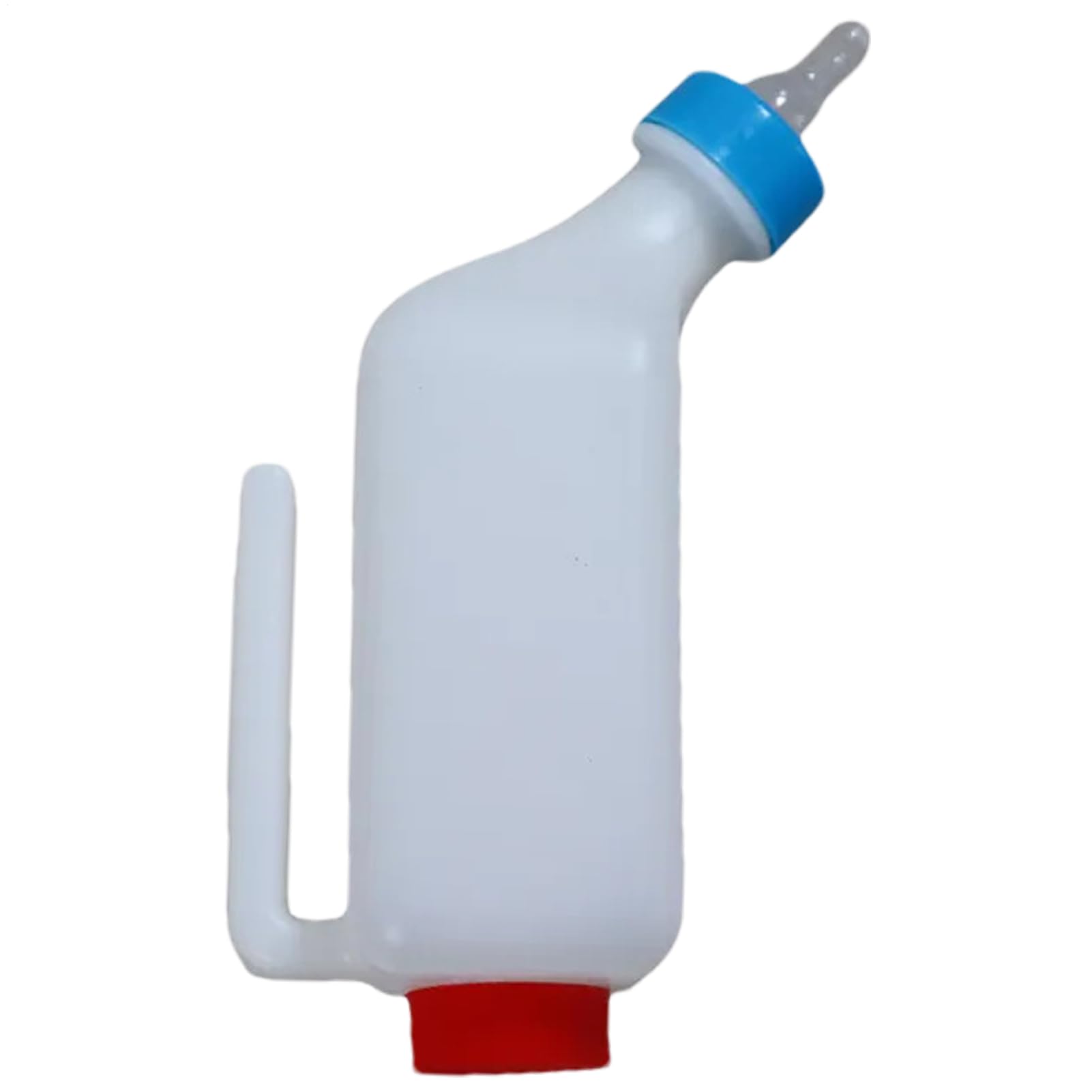 Feeding Bottle Lambs, Small Animal Bottle, Milk Feeder Hangable, Soft Nipple Design, ABS Material, Sturdy Leak-Proof, Ideal for Goat, Lamb, Nursing Animals, 1 Piece