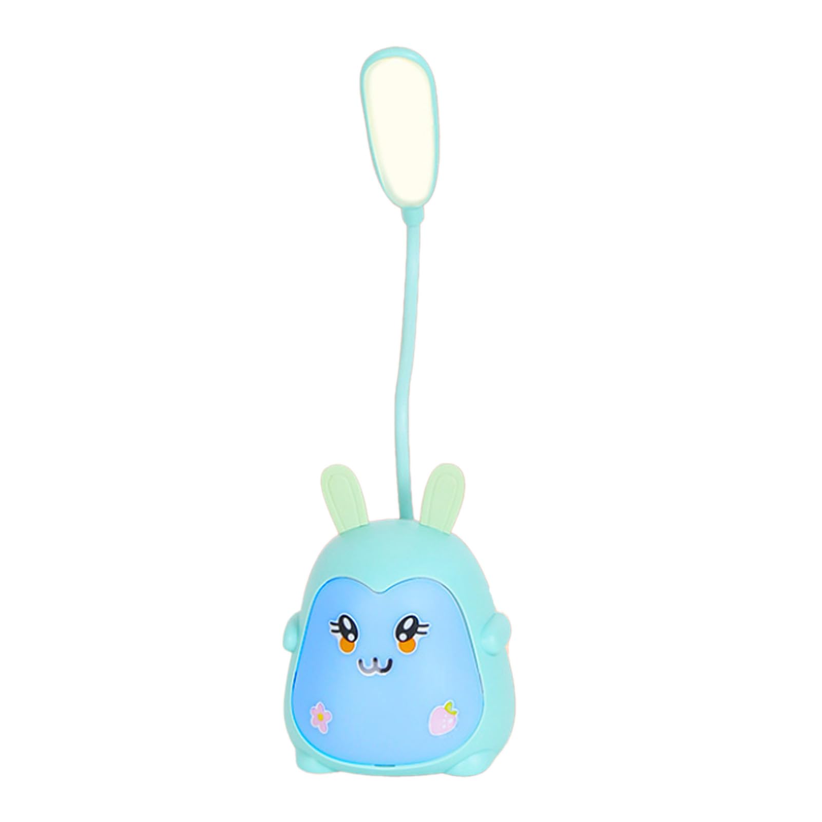 LED Kids Lamp 360 Goose Neck LED Folding Reading Light 3 Gear USB Rechargeable Cartoon Gooseneck Table Night