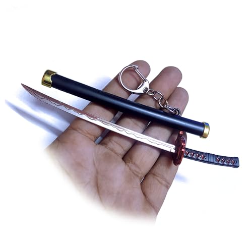 Image of GULLI BULLI UNSHARPED Metal KATANA Keychain with cover - Multicolor