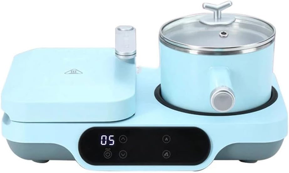 Multifunctional Sandwich Maker Non-Stick Sheet Pan Noodle Pot Steamer Breakfast Maker