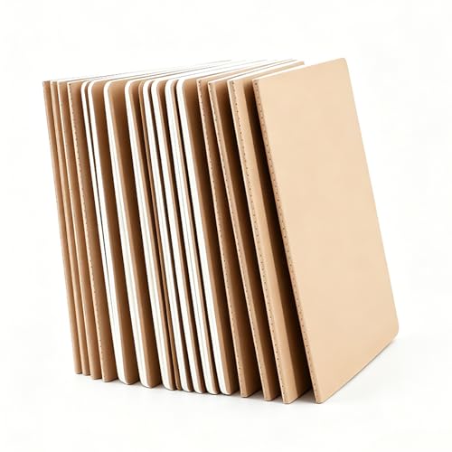 Wotion Lined Notebook 16 Pack, A5 Journals to Write in for Travel, 60 Pages/30 Sheets, 8.3' x 5.5', Thick Paper Notebooks for Students Office Women Men, Travel Journal Diary Planner Set