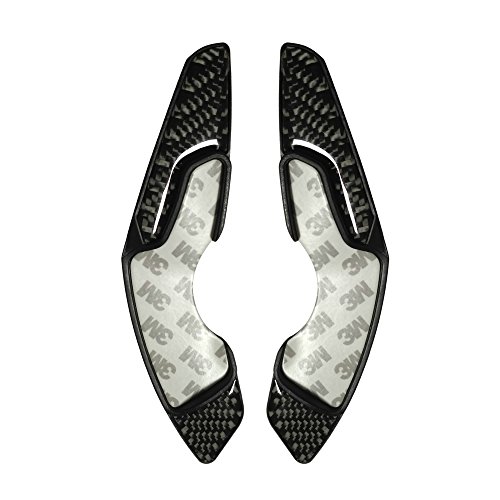 Heinmo 2 Pcs Carbon fiber Steering Wheel Shift Paddle Shifter for IS 2013-2017