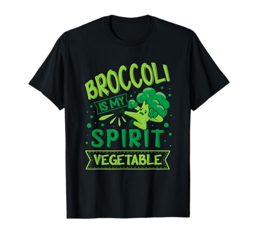 Brócoli Es Mi Espíritu Vegetariano Vegetariano Verduras Vegano Camiseta