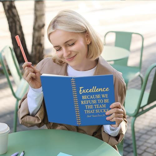 Carnet à spirale bleu Excellence de 160 pages blanches pour vos notes