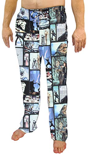 Star Wars Original Trilogy Character Microfleece Plush Lounge Pajama Pants for Men and for Women (Medium)