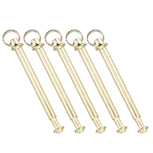 MUELODSIC 5セット 折りたたみ扇子修理キット 高耐久金属リベット 扇子軸部品 軽量携帯用 ファンアクセサリー 用簡単取り付け専門修理部品