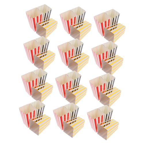 OFFSCH Popcorn Buckets for Party 36 Pack Movie Popcorn Containers Disposable French Fries Cups Boys and Girls Movie Night Supplies