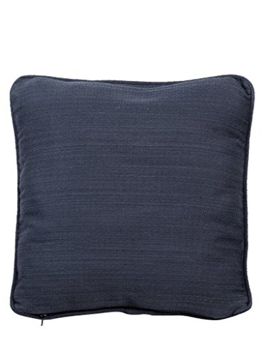 Image of Swayam Set of 5 Striped Print Cotton Blue Cushion Cover | 12 x 12 Inch | Soft Breathable Fabric with Hidden Zipper | Decorative & Stylish Cushion Covers for Sofa, Living Room, Bedroom & Couch