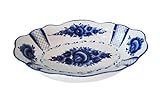 Plato de porcelana rusa Gzhel / Gjel