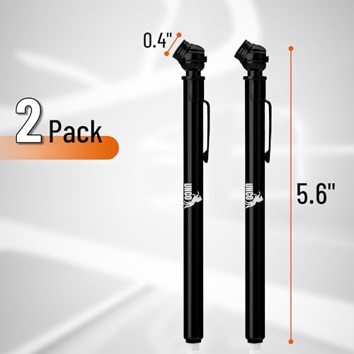 Image of UNCO- Pencil Tire Pressure Gauge, 2 Pack, 10-75 PSI, Black - Air Gauge for Car Tires