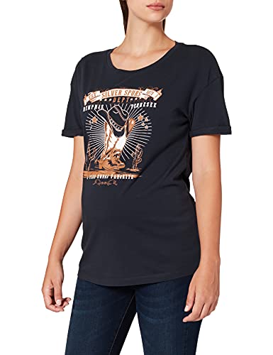 Supermom Damen Tee ss Country T-Shirt, Anthracite-P652, S Cover