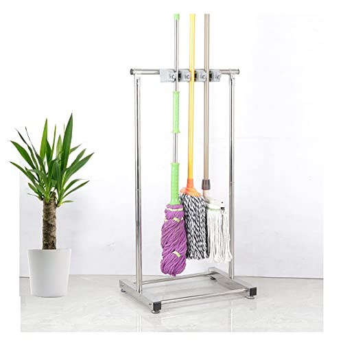 Kommerzieller Wischmopphalter und Besen, Bodenreinigungswerkzeug, Aufbewahrung, Gartenwerkzeug, Regenschirmständer, hält nasse Mops und Besen, platzsparendes Design