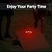 Blinngo Cornhole Boards Ring Lights, One Set of Two Cornhole Lights, Waterproof LED Cornhole Ring Lights Kit for Cornhole Bags, Bean Bags, Tailgate Games,Yard Games (Red)