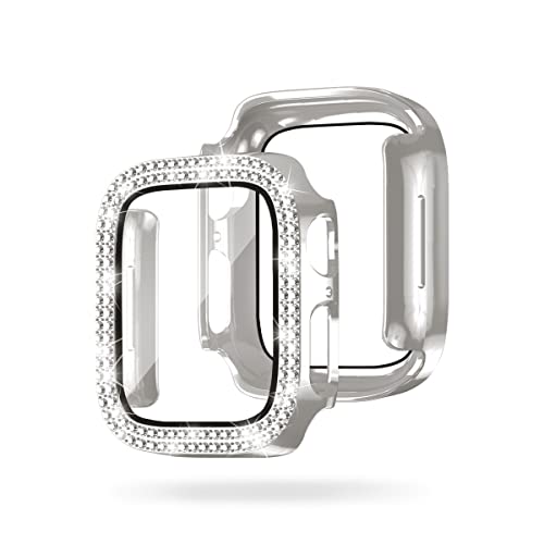 EGARDEN apple watch CXg[ SʕیP[X KXtB̌^ 45mm (Series 8/7) [ dx9H KXʃJo[{|J[{l[gP[X AbvEHb`یJo[ LL ] EG24869AWS