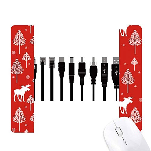 Câble noir la souris noël woods idéal pour votre village de Noël