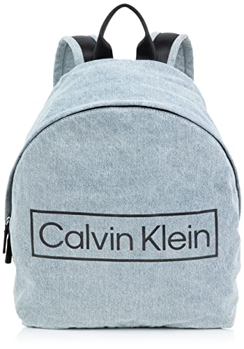 Calvin Klein Landon Zip Around Backpack, Denim Combo,One Size