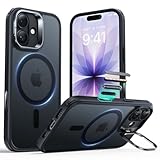 【デザイン受賞シリーズ！】ESR for iPhone 17 ケース MagSafe対応 3倍米軍MIL規格 カメラボタン付き 隠しスタンド 調整可能 ワイヤレス充電 エアガードコーナー 耐衝撃 傷防止 軽量 マグネットスマホケース 高耐久性 Qi2.2対応 高速充電 いphone17ケース アイフォン17専用Classicシリーズ(フロストブラック)