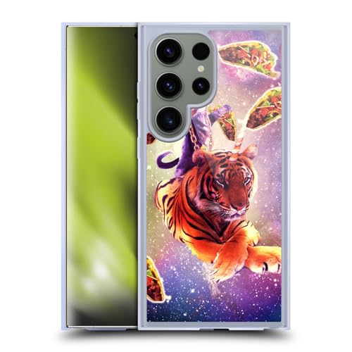 Coque Samsung S24 Ultra anti-rayure gel MagSafe coque rigide Random Galaxy tigre