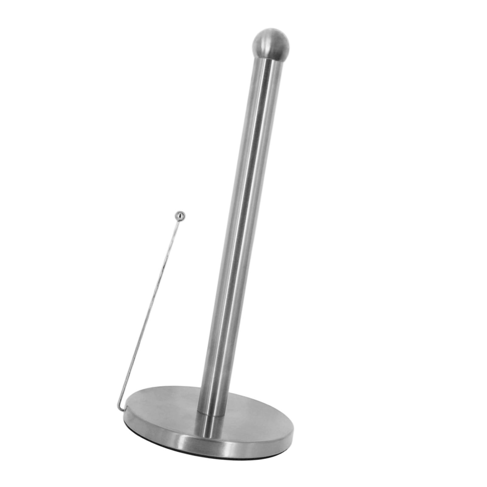 JAMIEKA Stainless Steel Kitchen Countertop Paper Towel Holder Vertical Tissue Holder Rack Tissue Stand Napkin Rack Enduring
