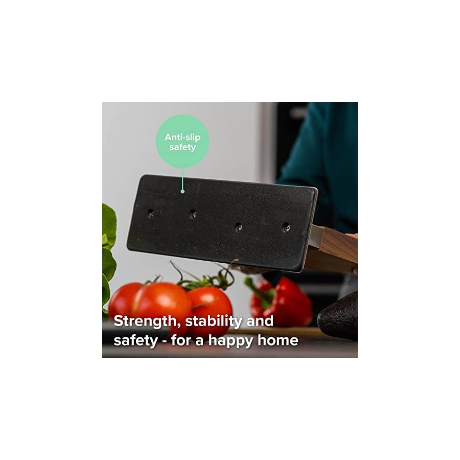 Coninx-Magnetic-Knife-Holder-Magnetic-Knife-Block-Double-Sided-with-Strong-Magnets-Kitchen-Knives-Magnet-Wooden-Knife-Holder-Knife-Block-without-Knives-Magnetic-Knife-Stand-Walnut-Wood Coninx Magnetic Knife Holder - Magnetic Knife Block Double Sided with Strong Magnets - Kitchen Knives Magnet - Wooden Knife Holder - Knife Block without Knives - Magnetic Knife Stand (Walnut Wood)