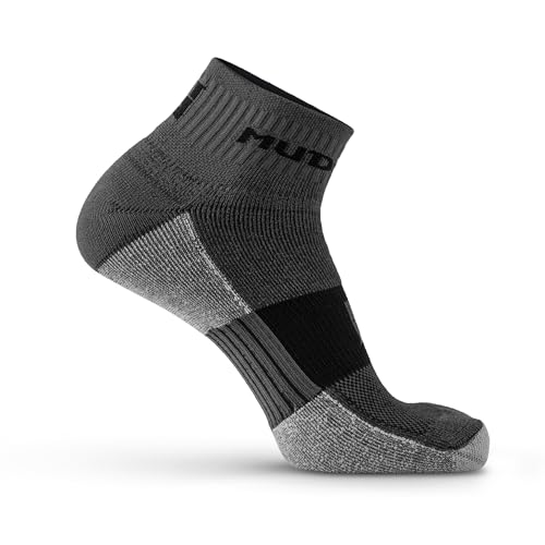 MudGear Quarter Crew Trail Socks, Blister-Resistant...