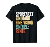 Herren Rente Sportarzt T-Shirt