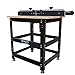 Infinity Tools Essential Router Table Package RTP-102 with Mast-R-Lift II (02120) — Heavy-Duty Birch Ply Core Table, Pro Aluminum Fence, Adjustable Steel Stand
