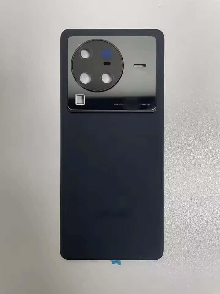 YOOOKOOO Compatible Rear Back Cover for vivo X80 Pro – Battery Door Housing Replacement Part (Blue with Lens)