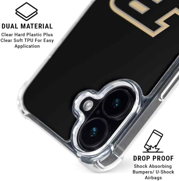 Skinit Phone Case Compatible with MagSafe iPhone 16 - Officially Licensed Purdue University Purdue Logo Design