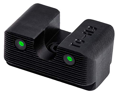 Truglo Tritium Pro Glow-In-The-Dark Handgun Night Sights For Glock Pistols, Glock 20, 21, 25, 28, 29, 30 And More, White Ring #TOP2