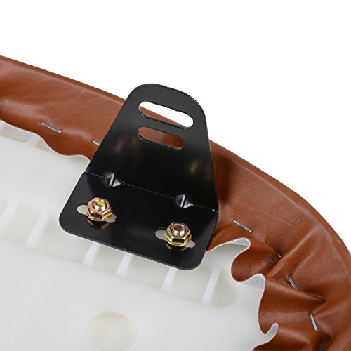 KATUR Universal Motorcycle Cafe Racer Seat Flat Vintage Seat Cushion Saddle for Honda CB125S CB550 CL350 450 CB CL Retro Cafe Racer Brown