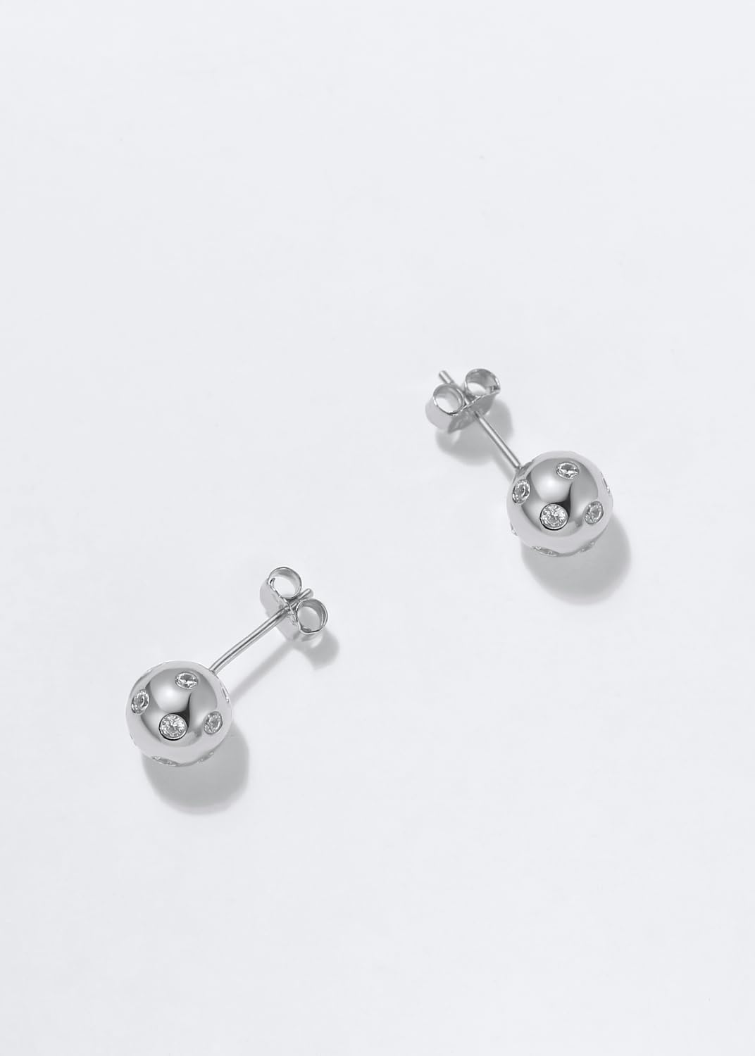 Pickleball Belle Bling ball Stud Earrings for Women - 925 Sterling Silver Stud Earrings Embellished With Cubic Zirconia | Birthday Gift for Her and Pickleball Players, Mother's day - Image 6