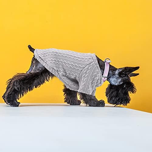 Dog Jumper, Warm Dog Sweater, Puppy Sweater Winter Knitted Dog Pullover Dog Cat Coats Pet Sweater Knitwear Coat Winter Pet Turtleneck Vest Soft Turtleneck Dog Clothes Vest for Pet Autumn Winter