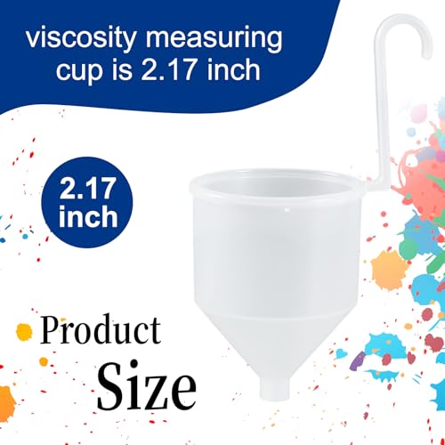 2 Pcs Medidores de Viscosidad para Pintura Kingdder miniatura 2
