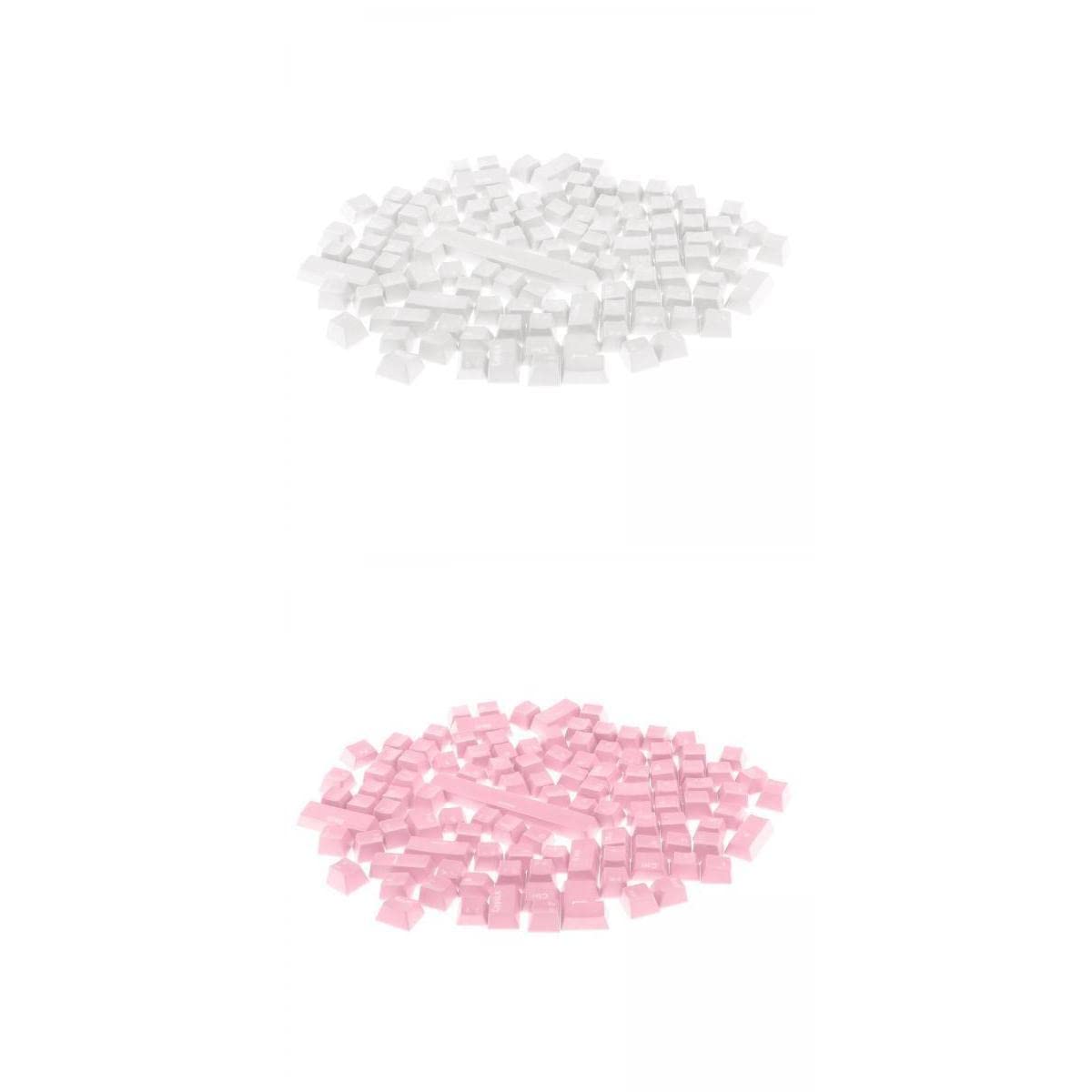 FASHIONMYDAY® 2 Set 108-Key ABS Translucent Keycaps for Mechanical Keyboard (White + Pink) | Computers/Tablets & Networking | Keyboards, Mice & Pointers | Keyboards & Keypads-image-26