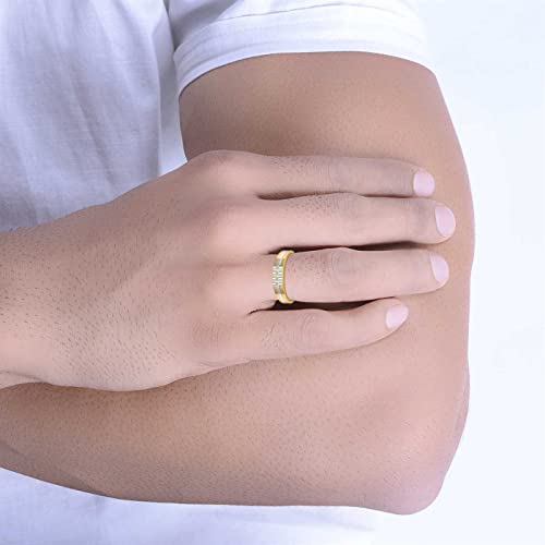 Image of KuberBox 14KT /18KT Yellow Gold Ujjal Ring for Men