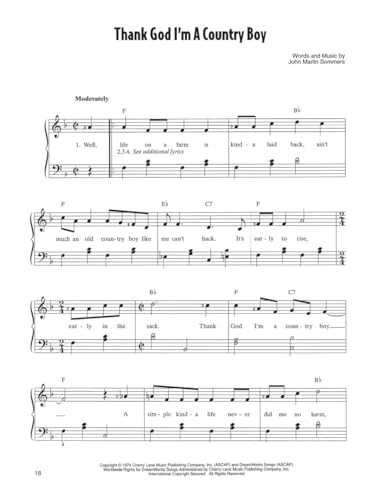 The Best of John Denver - Easy Piano, Vocal and Guitar Chords | Classic Folk and Soft Rock Songbook | Beginner Friendly Sheet Music with 18 Songs Including Take Me Home Country Roads - Image 5