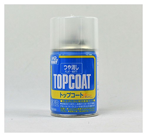 MR HOBBY TOP COAT SPRAY 86ml FLAT MATT CLEAR B503