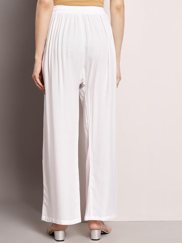 Image of Soft Colors Women Regular Fit Pocket Palazzo