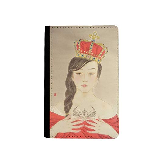 Étui portefeuille de voyage pour passeport couronne chinoise multicolore 9,4x14,7 cm Classique