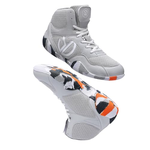 Men's Wrestling Shoes with Lightweight,Sdtdid Boxing Shoes...