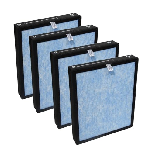 PUREBURG Replacement Filter Compatible with POMORON MJ005H Air Purifier, H13 True HEPA and Activated Carbon Multi-Layer Filtration, Pack of 4 by PUREBURG - Used condition - US$19.37