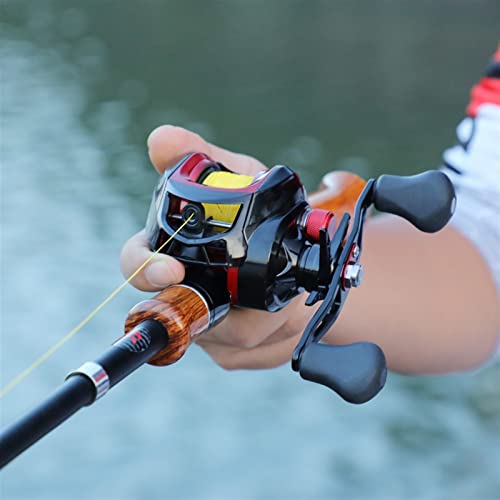 Foto von guoqunshop Angelrute für Kinder 1.6M Angelrute und Rolle Combo Carbon Faser Casting Angelrute und 17 + 1 BB 7.1: 1 Getriebeverhältnis Casting Angelrolle Angelruten- und Rollen-Combos