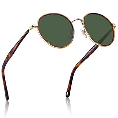 I: Tortoise Frame / Green Lens