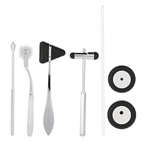 Reflectie-diagnostiekhamer, 5-in-1 multifunctionele reflectiehamer, percussieset van zinklegering voor spierrektest bij…